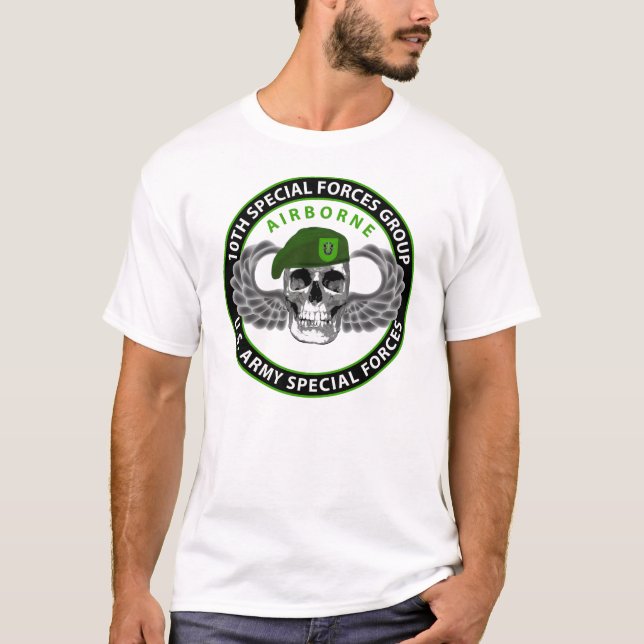 Camiseta 10o Grupo das forças especiais (Frente)