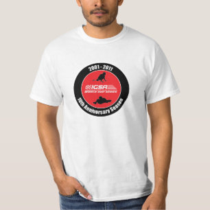 Camiseta 10o T do aniversário