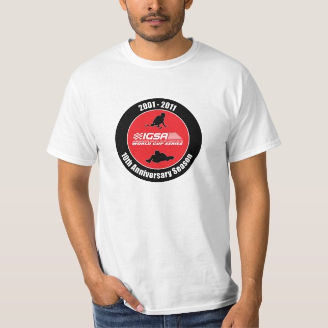 Camiseta 10o T do aniversário (Frente)