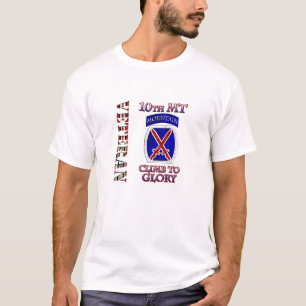 Camiseta 10o Veterano da montanha OEF OIF