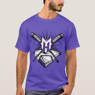 Camiseta 10U com '23 e nomes Logotipo Bat MH