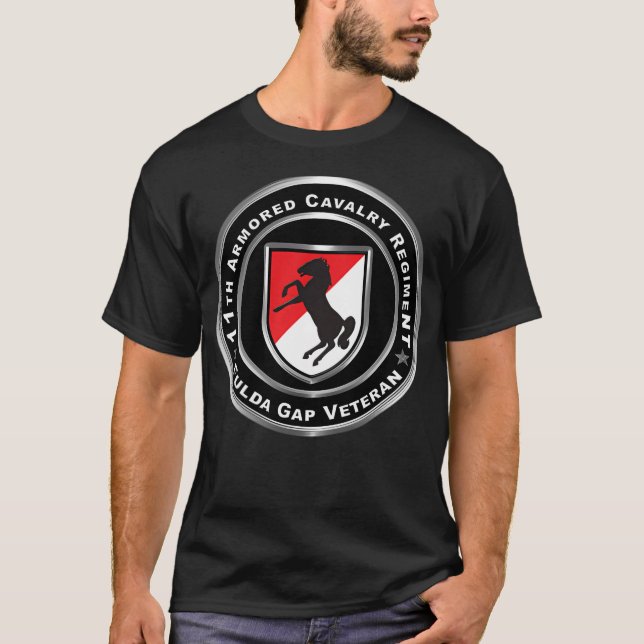 Camiseta 11º Regimento de Cavalaria Blindada Fulda Gap (Frente)