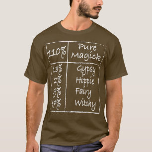 Camiseta 110 Magick Puro Por Gypsy Hippie Fairy Witchy