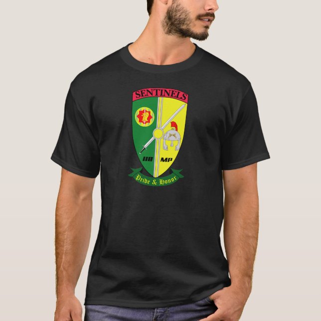 Camiseta 110th Empresa da polícia militar (Frente)