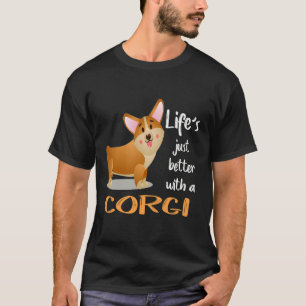 Camiseta 111 A vida é melhor com um Corgi
