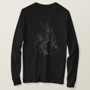 Camiseta 111 Arte Abstrata de Tatuagem Tribal