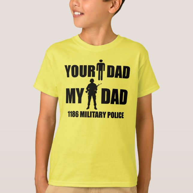 Camiseta 1186 polícias militares - seu pai - meu pai (Frente)
