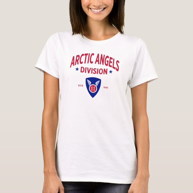 Camiseta 11 Airborne Division Artic Angels Women (Frente)
