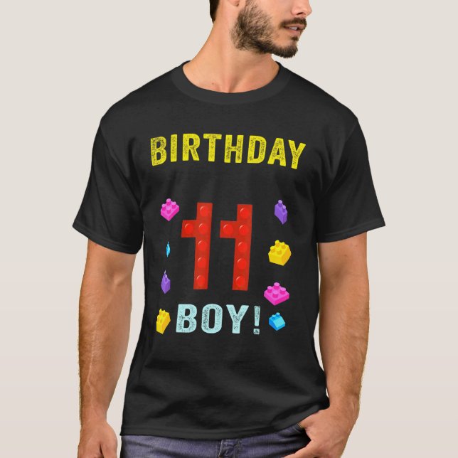 Camiseta 11 Aniversário 11 Anos Edifício Bloco B (Frente)