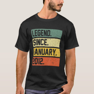 Camiseta 11 Aniversário De 11 Anos Legenda Desde 20 De Jane