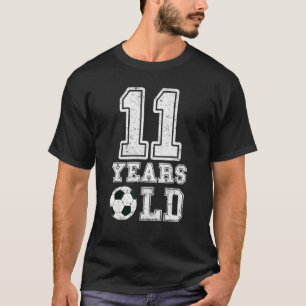 Camiseta 11 Aniversário Esporte 11 Anos Futebol 11 Rapazes