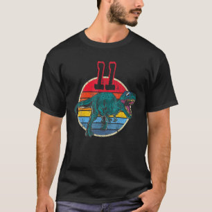 Camiseta 11 Aniversário I Tyrannosaurus Rex T Rex I Família