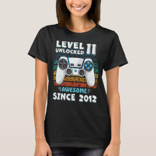 Camiseta 11 anos BDay Son Boy Gamer 11 de 11 anos