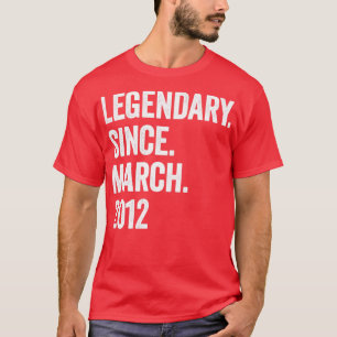 Camiseta 11 anos de lendária desde março de 2012 11 Anivers