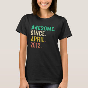 Camiseta 11 anos é incrível desde abril de 2012 11 Birthda
