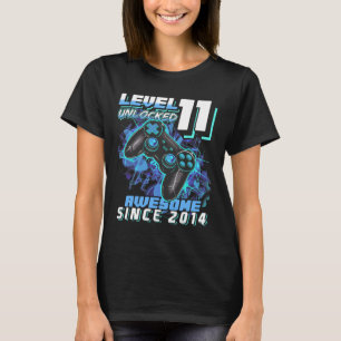 Camiseta 11 Birthday Boy Level 11 Gamer 11 Year Video Gam