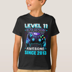Camiseta 11 Birthday Gamer De 11 Anos Engraçado Garoto Ele
