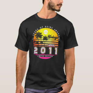 Camiseta 11 de Aniversário de 11 anos