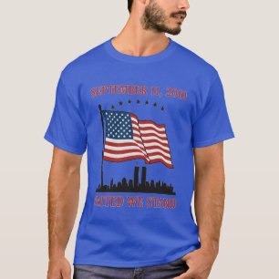 CAMISETA 11 DE SETEMBRO DE 2001 UNIDOS NÓS ESTAMOS