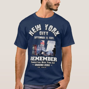 Camiseta 11 de setembro Lembre-se