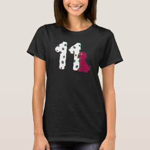 Camiseta 11 Festa de aniversário Bolo Labrador Puppy Dog Pr
