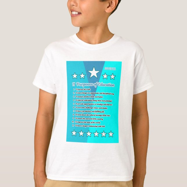 Camiseta 11 Objetivos da educação (Frente)