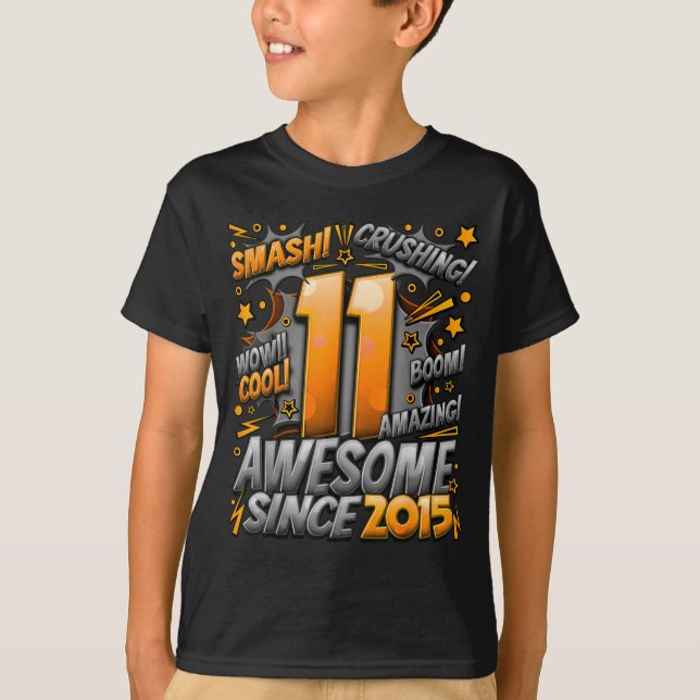 Camiseta 11 Year Old For Boys 11th Birthday Boy 11 Year Old (Frente)