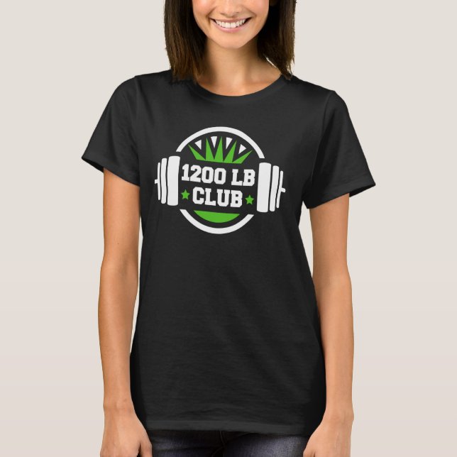 Camiseta 1200 Libras Clube Gym Weightelevadores 120 (Frente)
