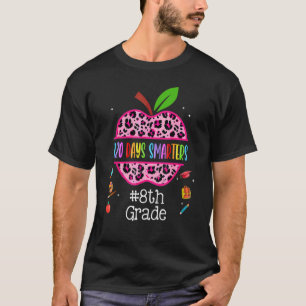 Camiseta 120 Days Smarter 120th Day School Leopard Happy 8t