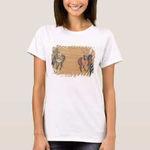 Camiseta 1214-94) caças de Kublai Khan ((detalhe), dynas d