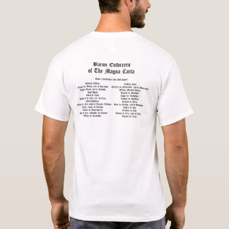 Camiseta 1215 A.D.™ A Magna Carta Baron Executors T-Shirt