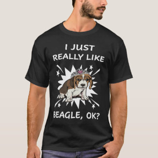 Camiseta 125 Eu Gosto Muito De Beagle