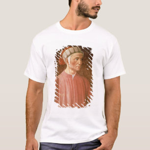 Camiseta 1265-1321) detalhes de seu busto, franco de Dante