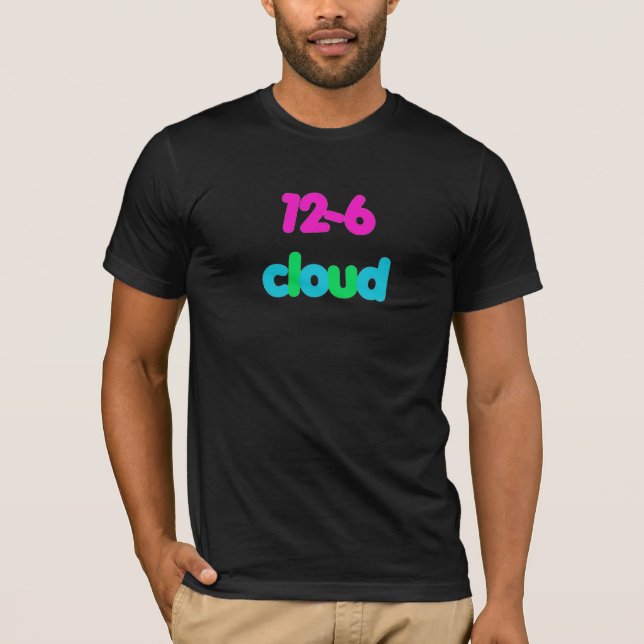 Camiseta 12-6 nuvem, sim ou não? (Frente)