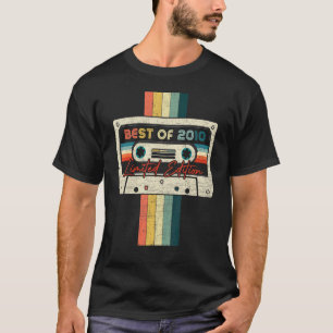 Camiseta 12 Aniversário Melhor De 2010 Cassette Tape Limite