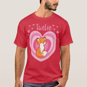 Camiseta 12 anos de idade, Fofo de aniversário, 12 premiiu