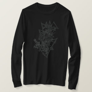Camiseta 12 Arte Tribal de Tatuagem Abstrata