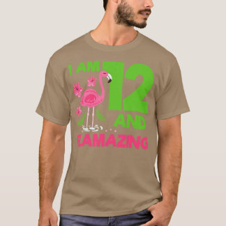 Camiseta 12 Birthday Flamingo 2