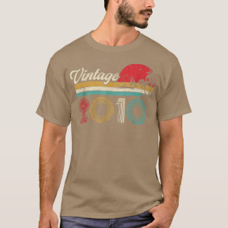 Camiseta 12 Birthday Gift Boys Raparigas Vintage 2010 12 An