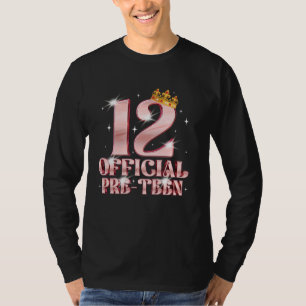 Camiseta 12 Birthday Girls 12 Anos