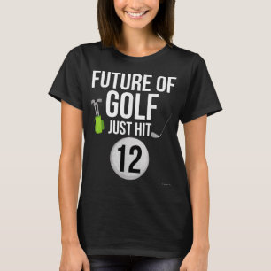 Camiseta 12 Birthday Golf, 12 anos, presente de aniversário