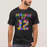 Camiseta 12 Birthday Kids 12 Building Blocks Tema Bricks<br><div class="desc">12 Birthday Kids 12 Blocos de Construção Bricks,  garoto do Partido Tema.</div>