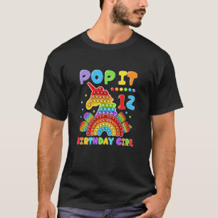 Camiseta 12 Birthday Rapariga Pop Ti Fidget Toy 12 Anos B