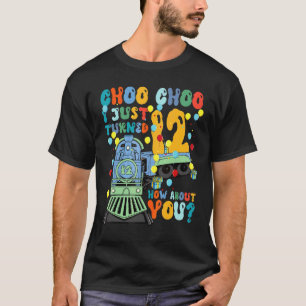 Camiseta 12 Birthday Train Party Choo Choo Mudou 12 como