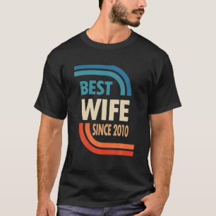 Camiseta 12 Casamento De Aniversário Para Ela - Melhor Espo