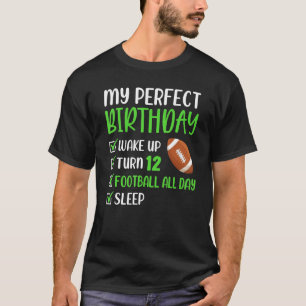 Camiseta 12 de futebol americano de 12 anos