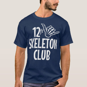 Camiseta 12 Ft Skeleton Club Giant Skelly Halloween Inferno