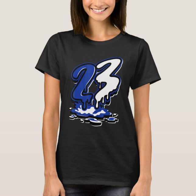Camiseta 12 Hyper Royal Number 23 Air Hyper Royal 12s (Frente)