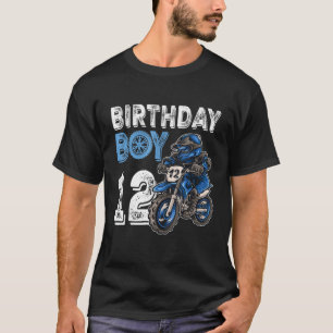 Camiseta 12 Motocross MX Presente 12 anos Nascimento de Cam