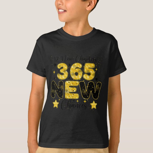 Camiseta 12 New Chapters 365 New Chances Happy New Year 202 (Frente)